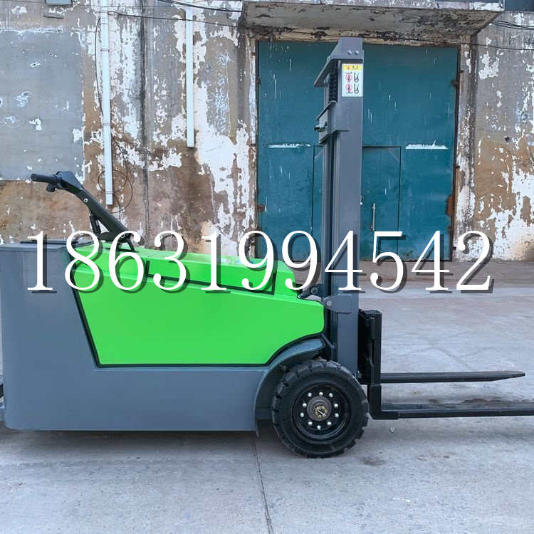 林园区小型电动叉车1吨2吨步行站驾式电瓶堆高充电装卸车液压升降车铲车
